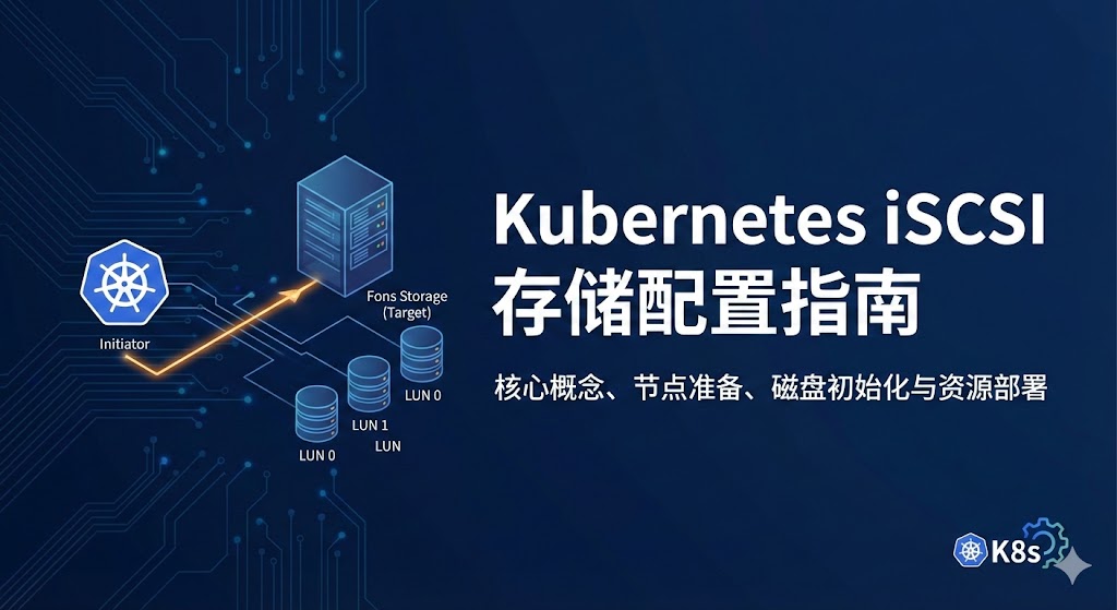 Kubernetes + iSCSI 静态存储实施全指南